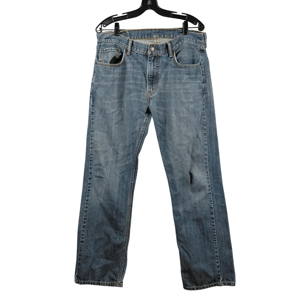 Levi's 550 Jeans Mens 34x32 Relaxed Fit Blue Denim Casual Pants